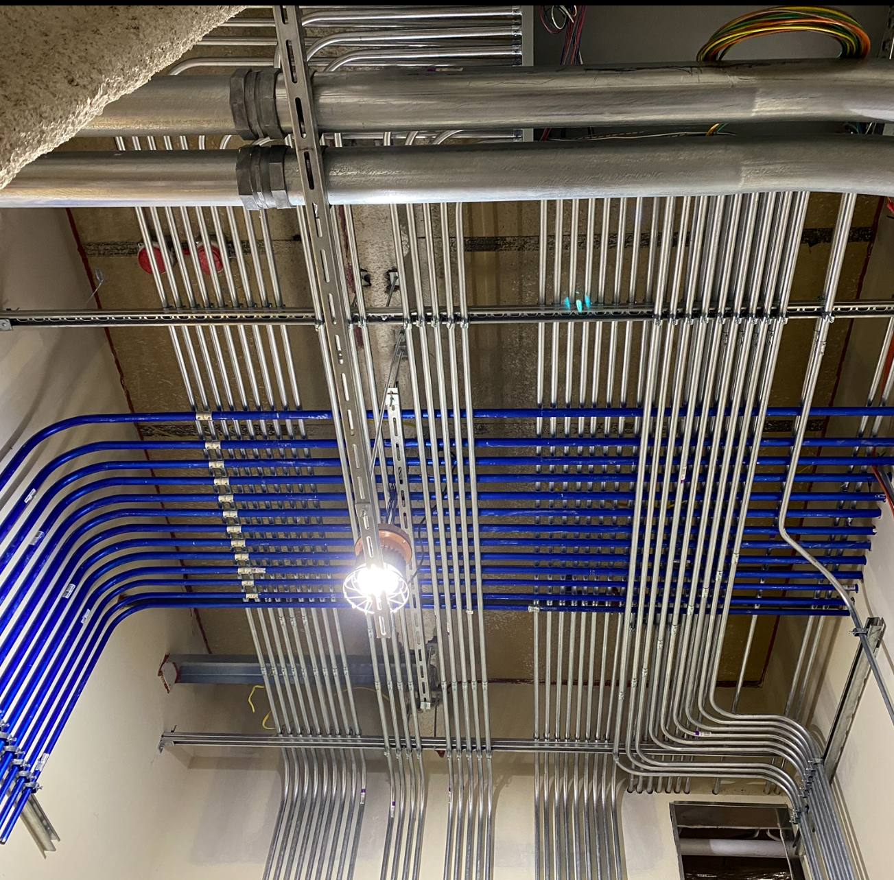 Commercial conduit installation by Goorsky Electric