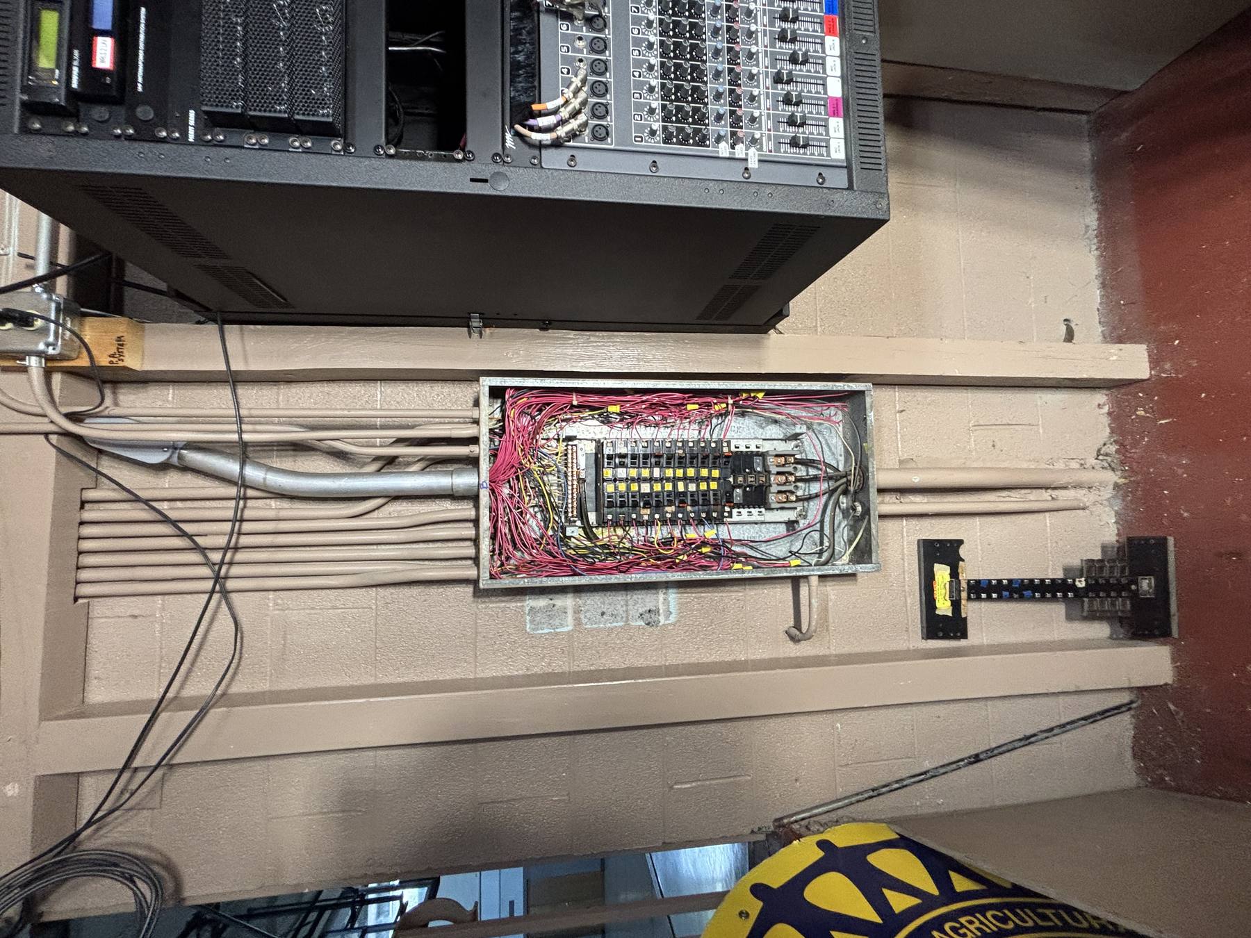 UAW Local 588 Chicago Heights electrical panel and AV systems installation
